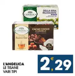 SeBón Supermercati L'Angelica le tisane vari tipi offerta