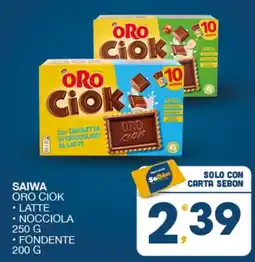 SeBón Supermercati Oro Ciok offerta