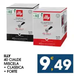 SeBón Supermercati Illy 40 cialde miscela classica forte offerta