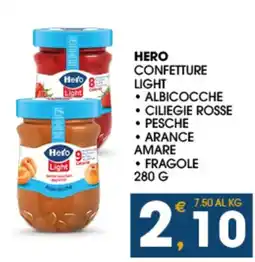 SeBón Supermercati Hero confettura light offerta