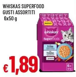 Famila Superstore Whiskas Superfoods offerta