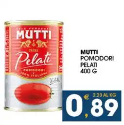 SeBón Supermercati Mutti pomodori pelati offerta