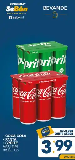 SeBón Supermercati Coca Cola offerta