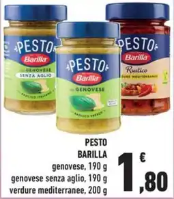 Conad City Pesto Barilla genovese offerta