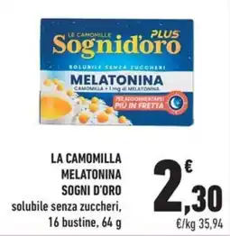 Conad City Sognidoro Melatonina offerta