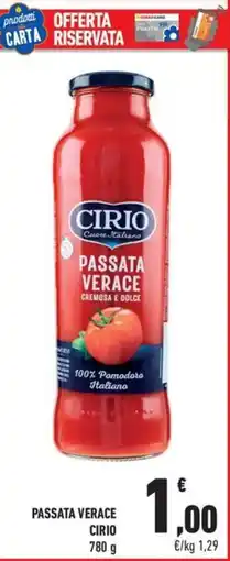 Conad City Passata verace Cirio offerta