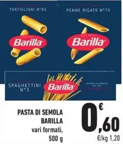 Conad City Pasta di semola Barilla offerta