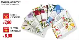 Famila Superstore Tovaglia antimacchia Enrico Coveri Fantasie Assortiti offerta