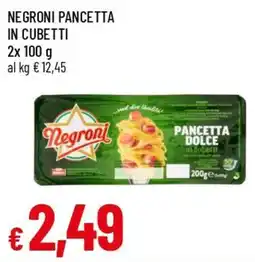 Famila Superstore Negroni pancetta in cubetti offerta
