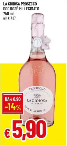 Famila Superstore Prosecco Rosé Millesimato La Gioiosa offerta