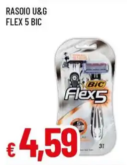 Famila Superstore Rasoio U&G Flex 5 Bic offerta