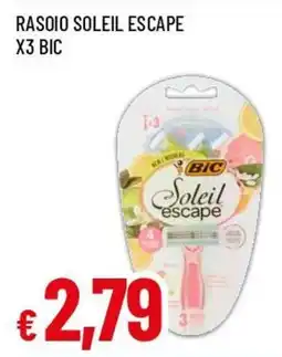 Famila Superstore Rasoio Soleil Escape Bic offerta