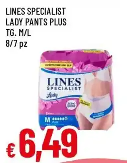 Famila Superstore Lines specialist lady pants plus offerta