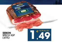 SeBón Supermercati Sebon speck igp offerta
