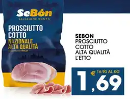 SeBón Supermercati SeBon prosciutto cotto offerta