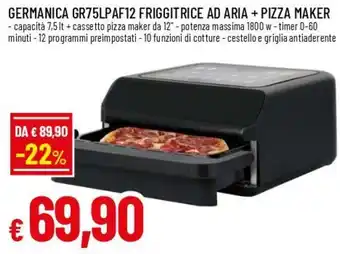 Germanica friggitrice ad aria + pizza maker