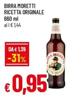 Famila Superstore Birra Moretti Ricetta Originale offerta