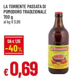 Famila Superstore La Torrente passata di pomodoro tradizionale offerta