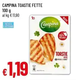 Famila Superstore Campina Toastie Fette offerta