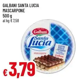 Famila Superstore Galbani Santa Lucia Mascarpone offerta