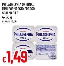 Famila Superstore Philadelphia mini formaggio fresco spalmabile offerta