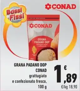 Conad City Grana Padano DOP Conad grattugiato offerta