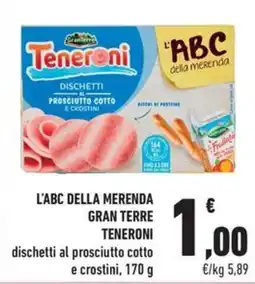 Conad City L'ABC della merenda Gran Terre Teneroni offerta