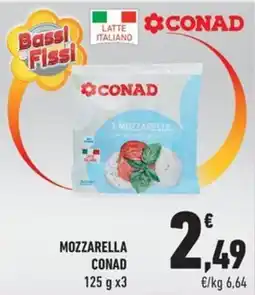 Conad City Mozzarella Conad offerta