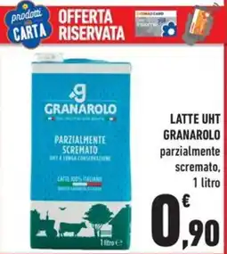 Conad City Latte UHT Granarolo parzialmente scremato offerta