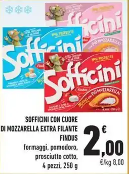 Conad City Sofficini con cuore di mozzarella extra filante Findus offerta
