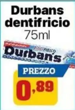Pianeta Pulito Durbans dentifricio offerta