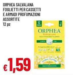Famila Superstore Orphea Salvalana foglietti per cassetti e armadi profumazioni assortite offerta