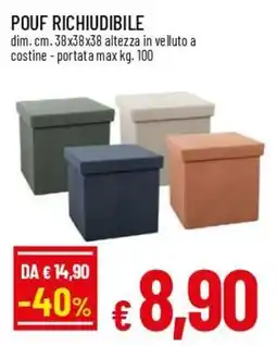Famila Superstore Pouf richiudibile offerta