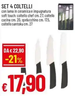 Famila Superstore Set 4 coltelli offerta