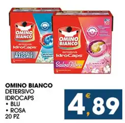 SeBón Supermercati Omino Bianco detersivo idrocaps offerta