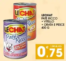 SeBón Supermercati Le Chat Pâté Ricco offerta