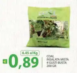 Supermercati Bruscoli Coal insalata mista 4 gusti busta offerta