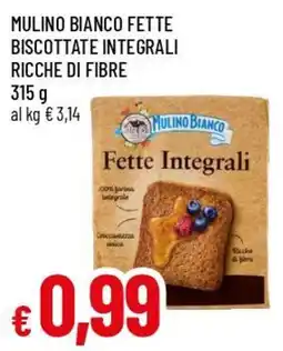 Famila Superstore Mulino Bianco Fette Biscottate Integrali Ricche di Fibre offerta