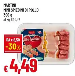 Famila Superstore Martini mini spiedini di pollo offerta