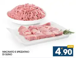SeBón Supermercati Macinato e spezzatino di suino offerta