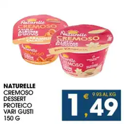 SeBón Supermercati Naturelle cremoso dessert proteico offerta
