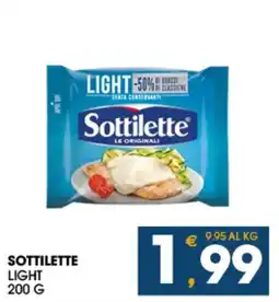 SeBón Supermercati Sottilette Light offerta