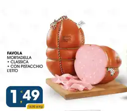 SeBón Supermercati Favola mortadella classica/ con pistacchio offerta
