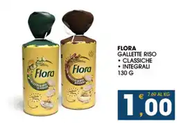 SeBón Supermercati Flora Gallette Riso offerta
