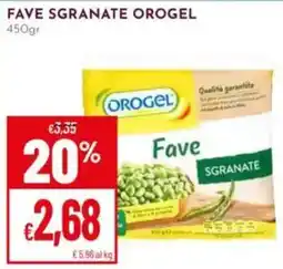 Pan Fave sgranate Orogel offerta