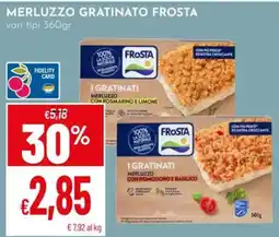 Pan I gratinati merluzzo frosta offerta