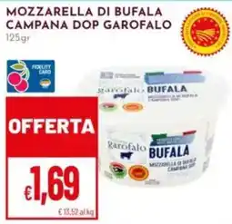 Pan Mozzarella di bufala campana dop garofalo offerta