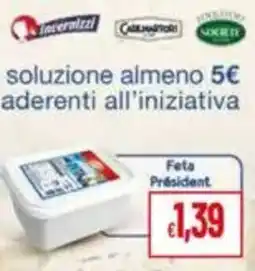Pan Feta Président offerta