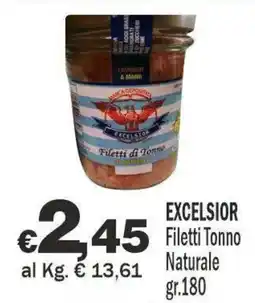 Primo Prezzo Excelsior Filetti Tonno Naturale offerta