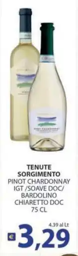 Supermercati Bruscoli Tenute Sorgimento Pinot Chardonnay offerta